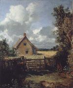 John Constable, A cottage in a cornfield